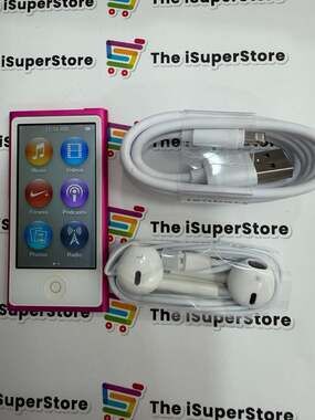Refurbished Apple iPod Nano 7th Generation 16GB Pink Model + 1 YR warranty